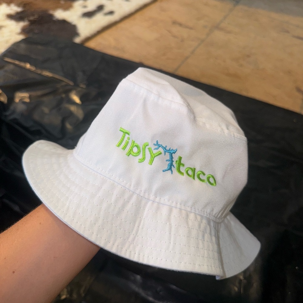 Tipsy Taco White Bucket Hat